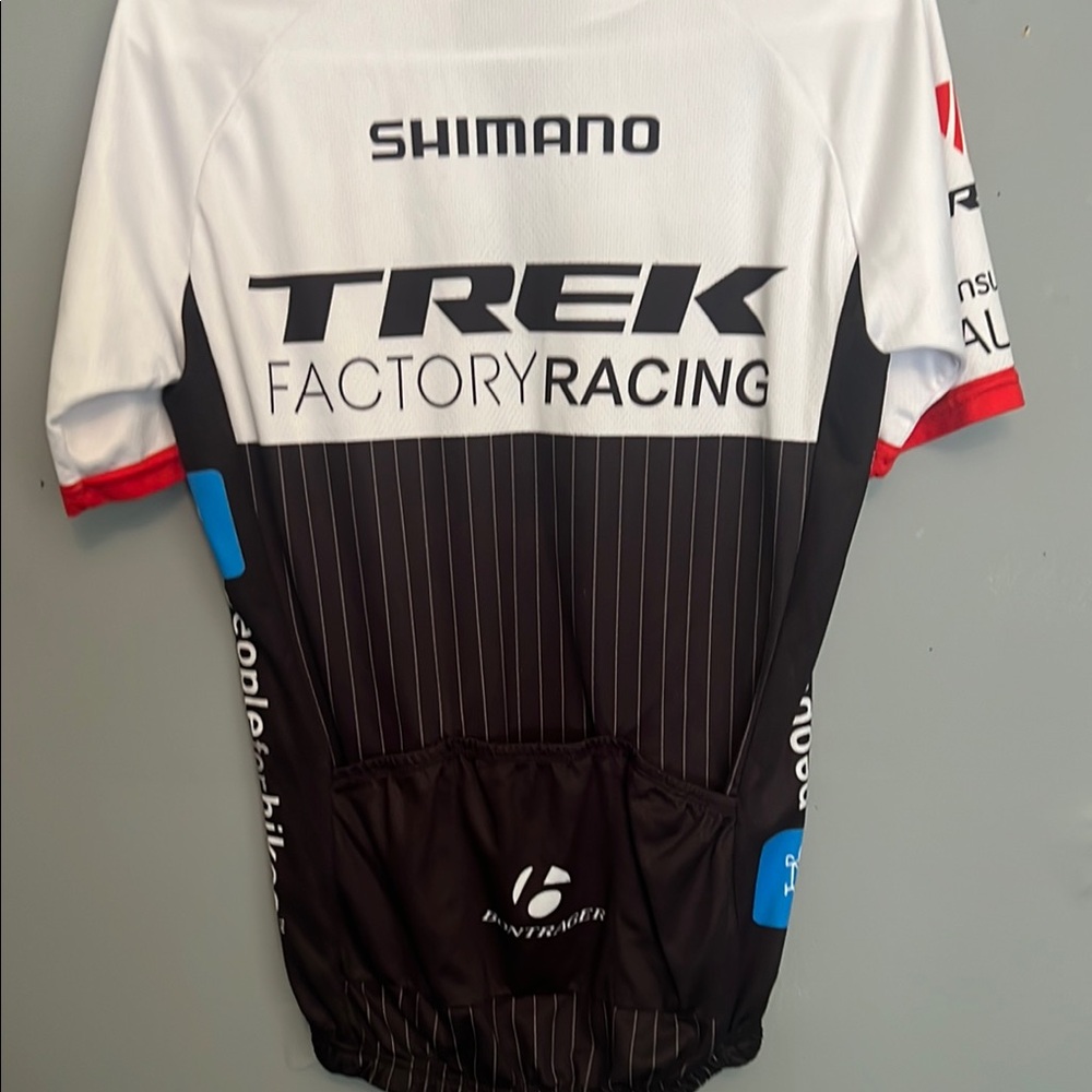 Retro Sport Vintage Factory Racing Men Cycling Jersey Black and White SZ Medium - Picture 3 of 3
